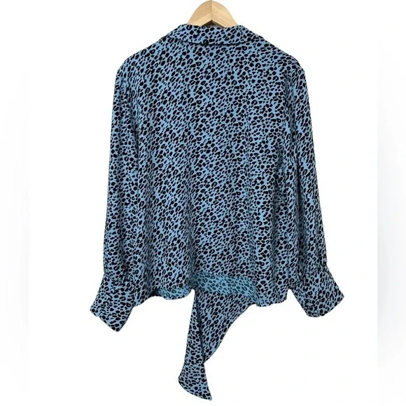Chico’s • Animal-Print Side-Tie Shirt - Picture 5 of 10